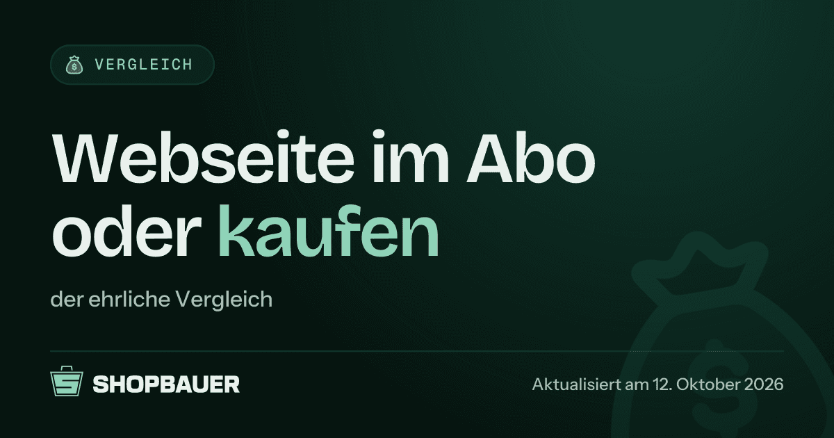 Titelbild zum Vergleich Webseite im Abo oder kaufen: der ehrliche Vergleich