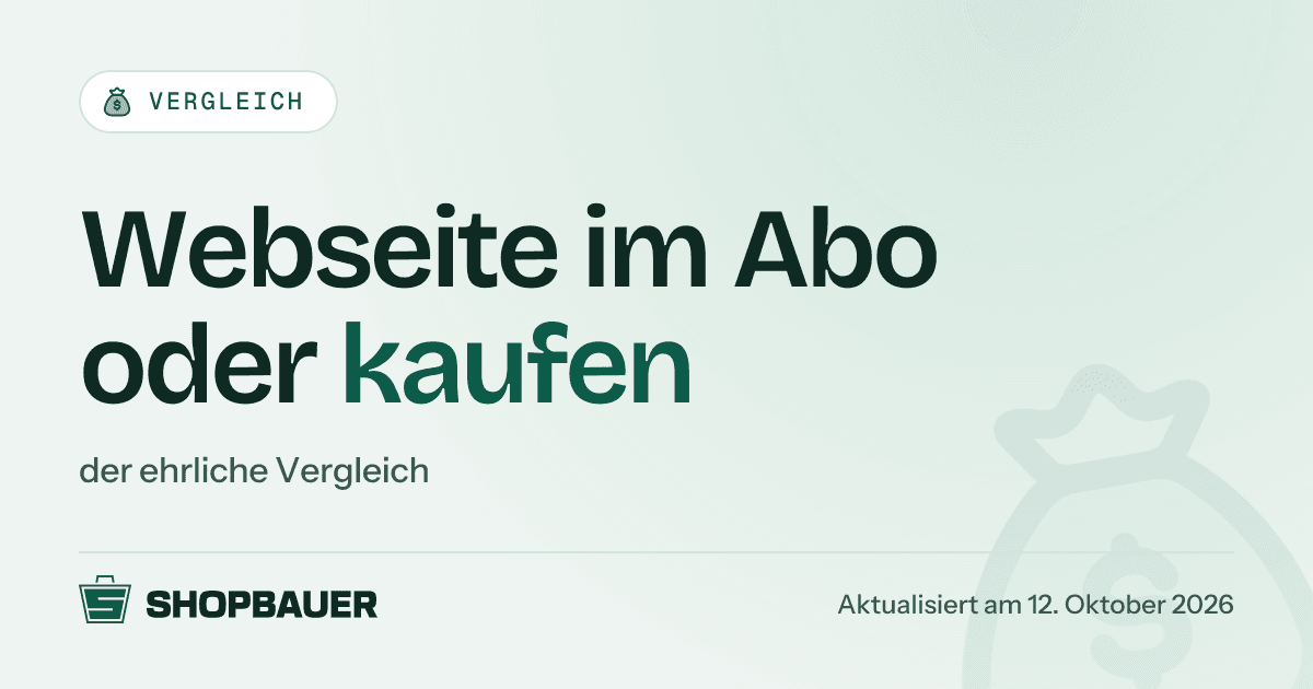 Titelbild zum Vergleich Webseite im Abo oder kaufen: der ehrliche Vergleich
