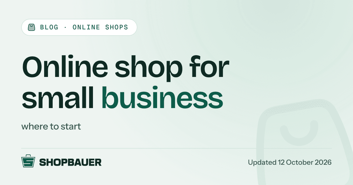 Cover image for the article Online shop for small business: where to start